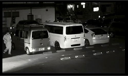 夜間も鮮明に映る